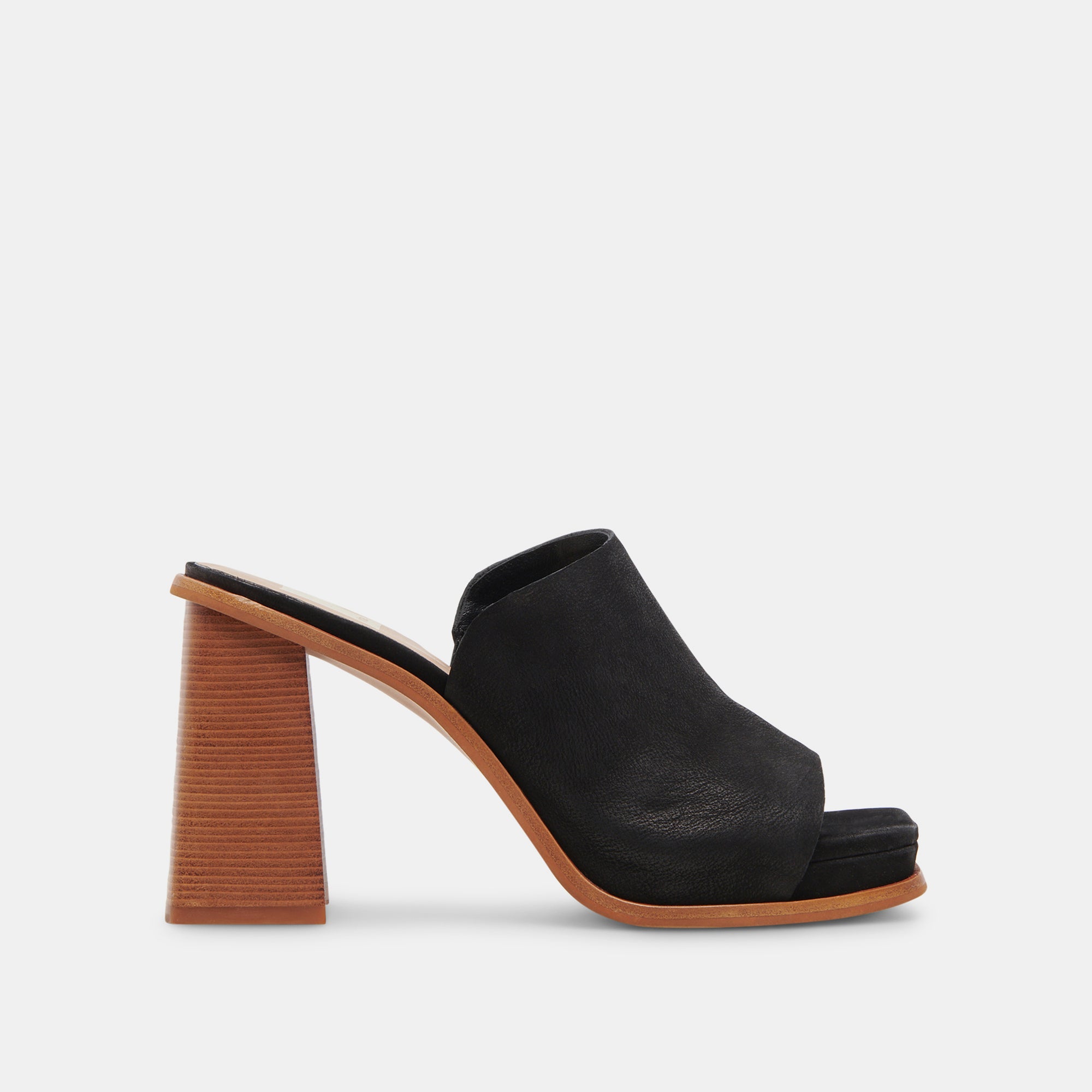 ANISE HEELS BLACK NUBUCK