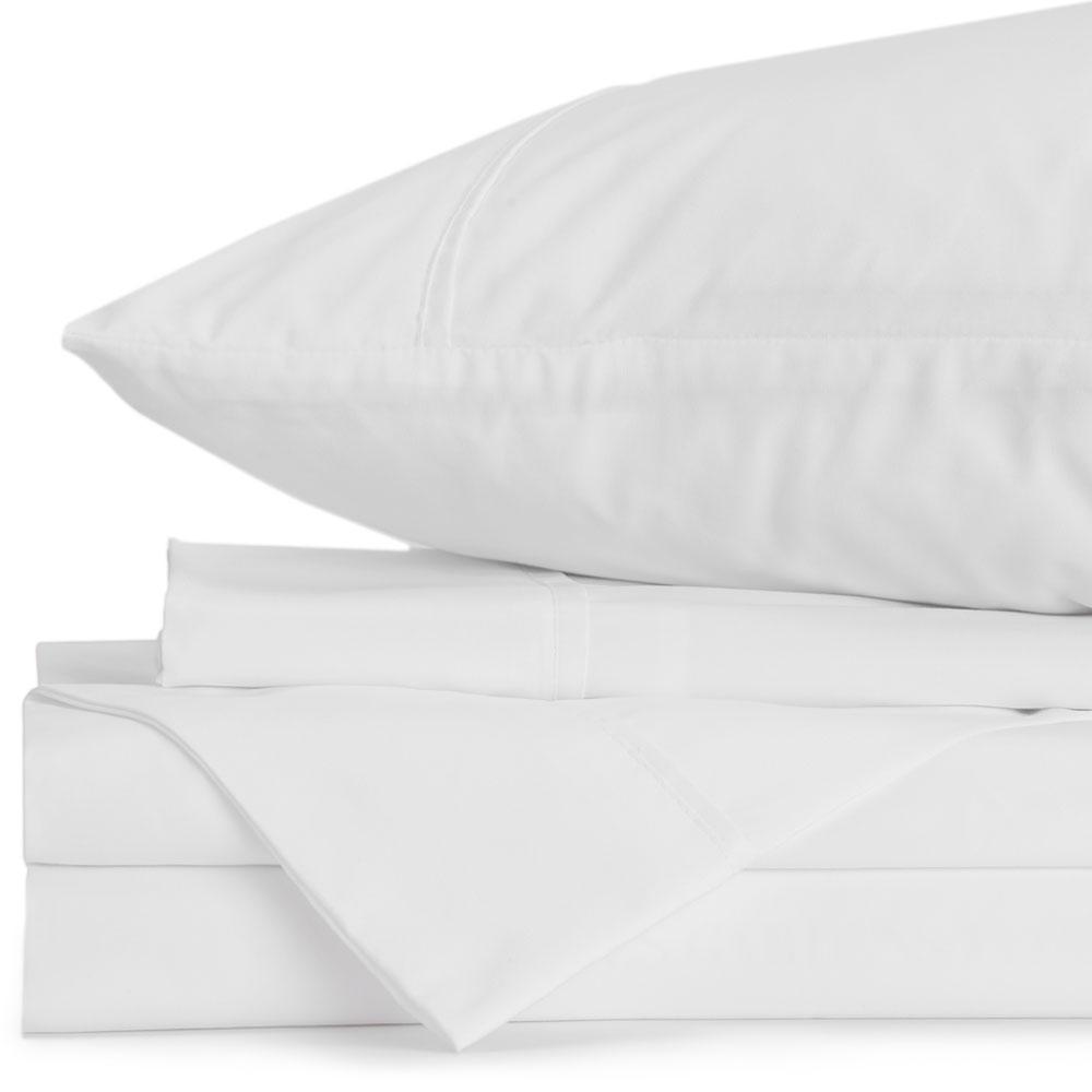 Lux 3 Piece Microfiber Sheet Set (White Full)