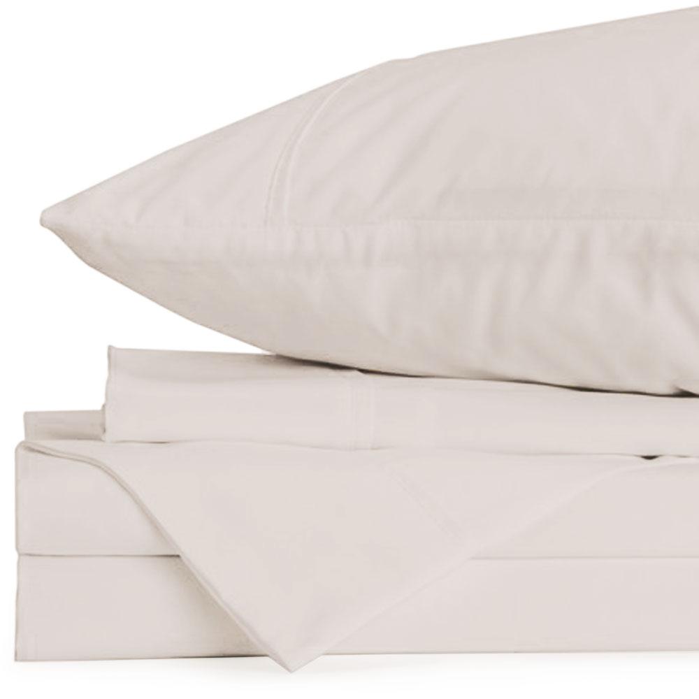 Lux 4 Piece Microfiber Sheet Set (Ivory Full)