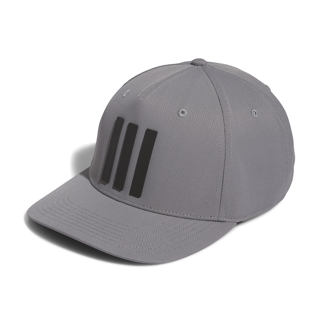 Adidas Golf 3-Stripes Tour Hat Grey Three One Size