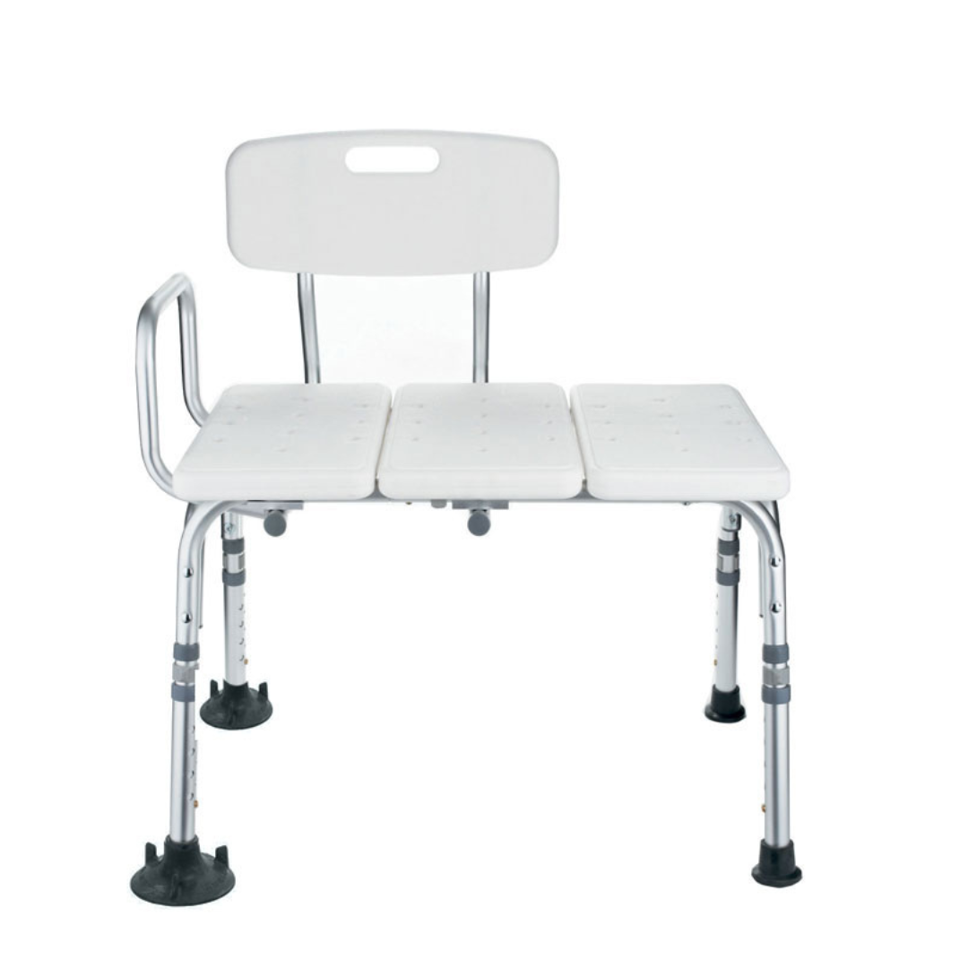 MOBB Healthcare Mobility Bathroom Transfer Bench with Back