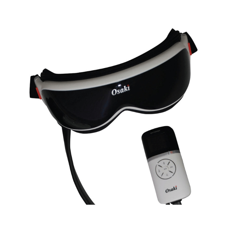 Osaki Portable Eye Massager with Music Headphones - 7 Preset Massage Programs