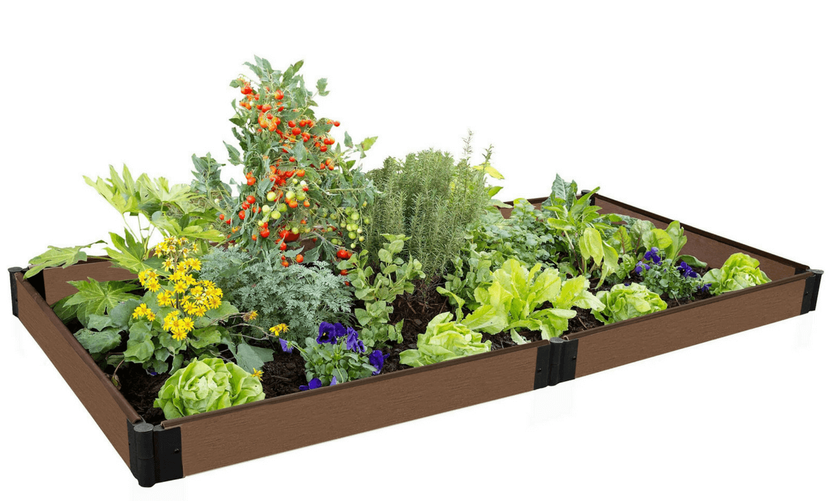 Frame It All Uptown Brown Raised Garden Bed 1 Profile