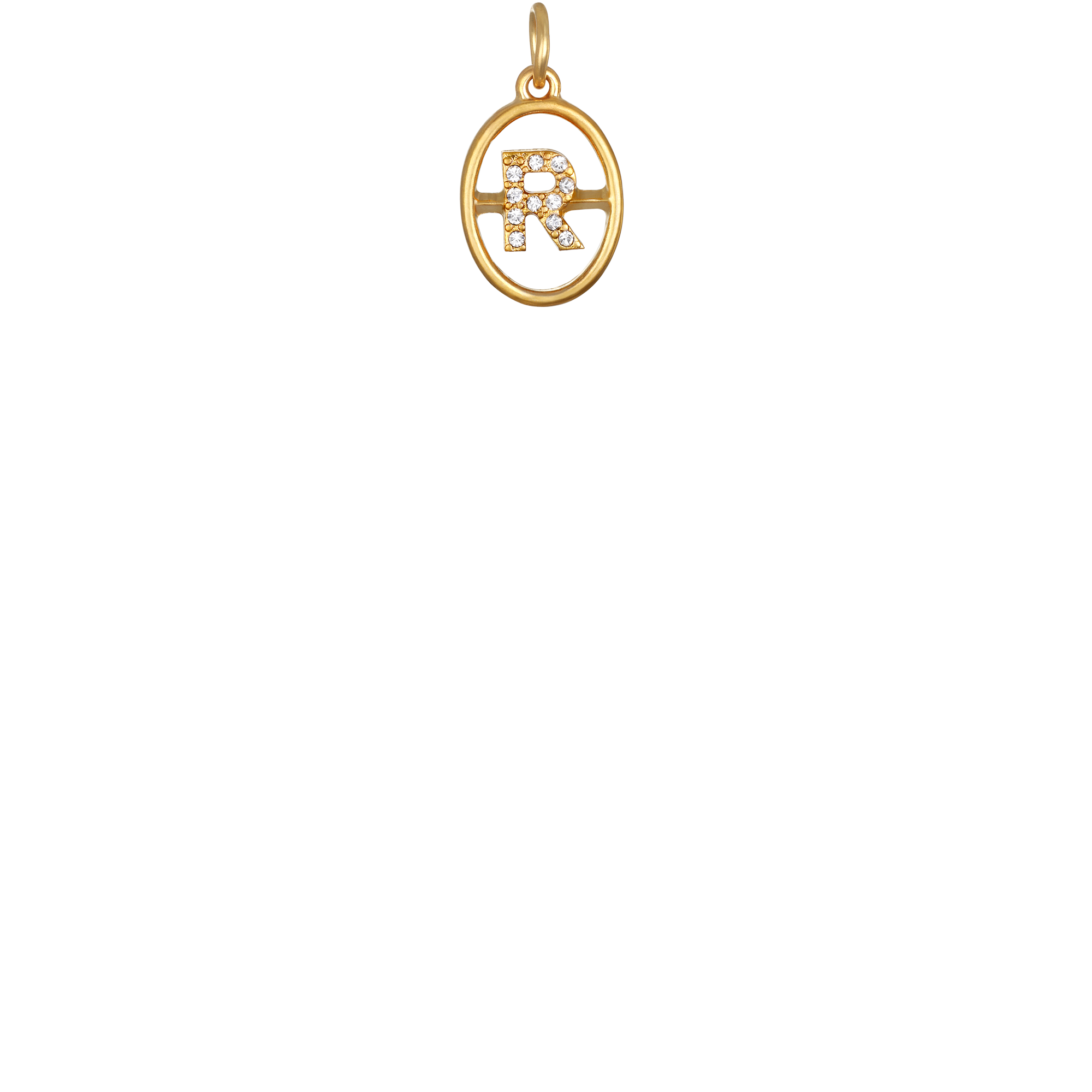 "R" Chloe Initial - Gold