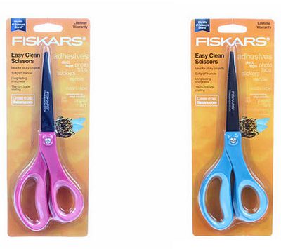 8" Non Stick Softgrip Titanium Scissors