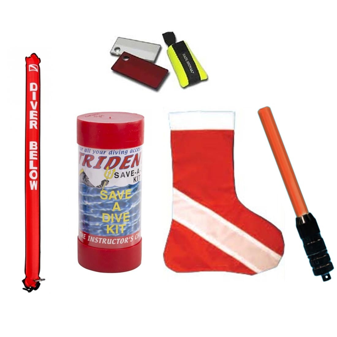 Scuba Diver Advanced Holiday Stocking Full of Goodies Accessories