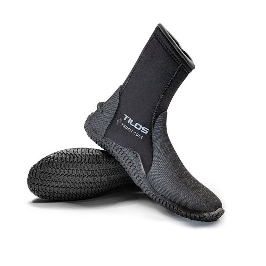 Tilos 5mm Titanium TruFit Thermowall Booties for Scuba Diving Boot