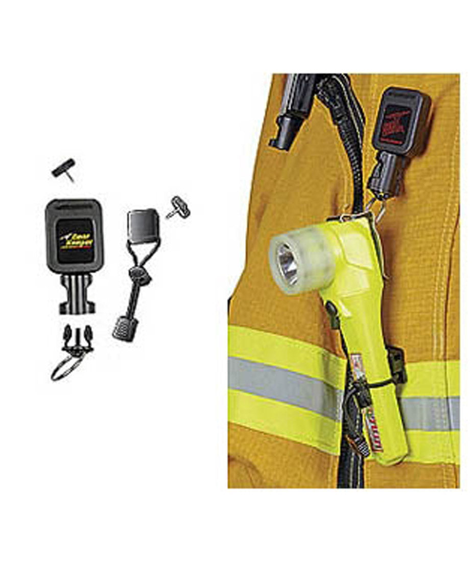 Gear Keeper Firefighter Rescue Right-Angle Flashlight Retractor