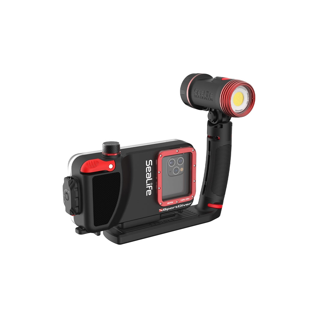 Sealife SportDiver Pro 2500 Set Underwater Housing for iPhone & Sea Dragon 2500 Viedo Light