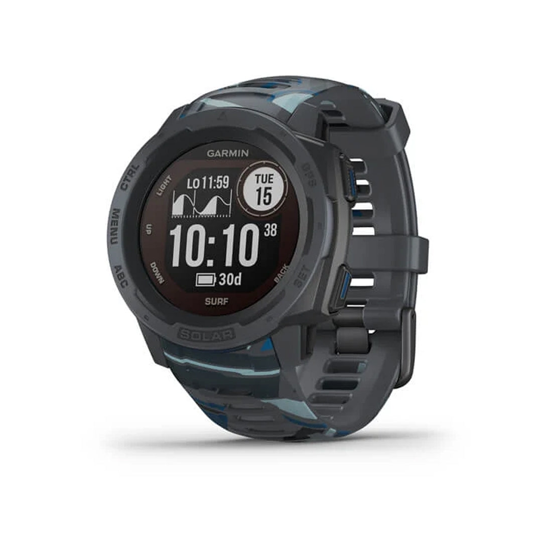 Garmin Instinct Solar Surf Edition Solar Charging Smart Watch