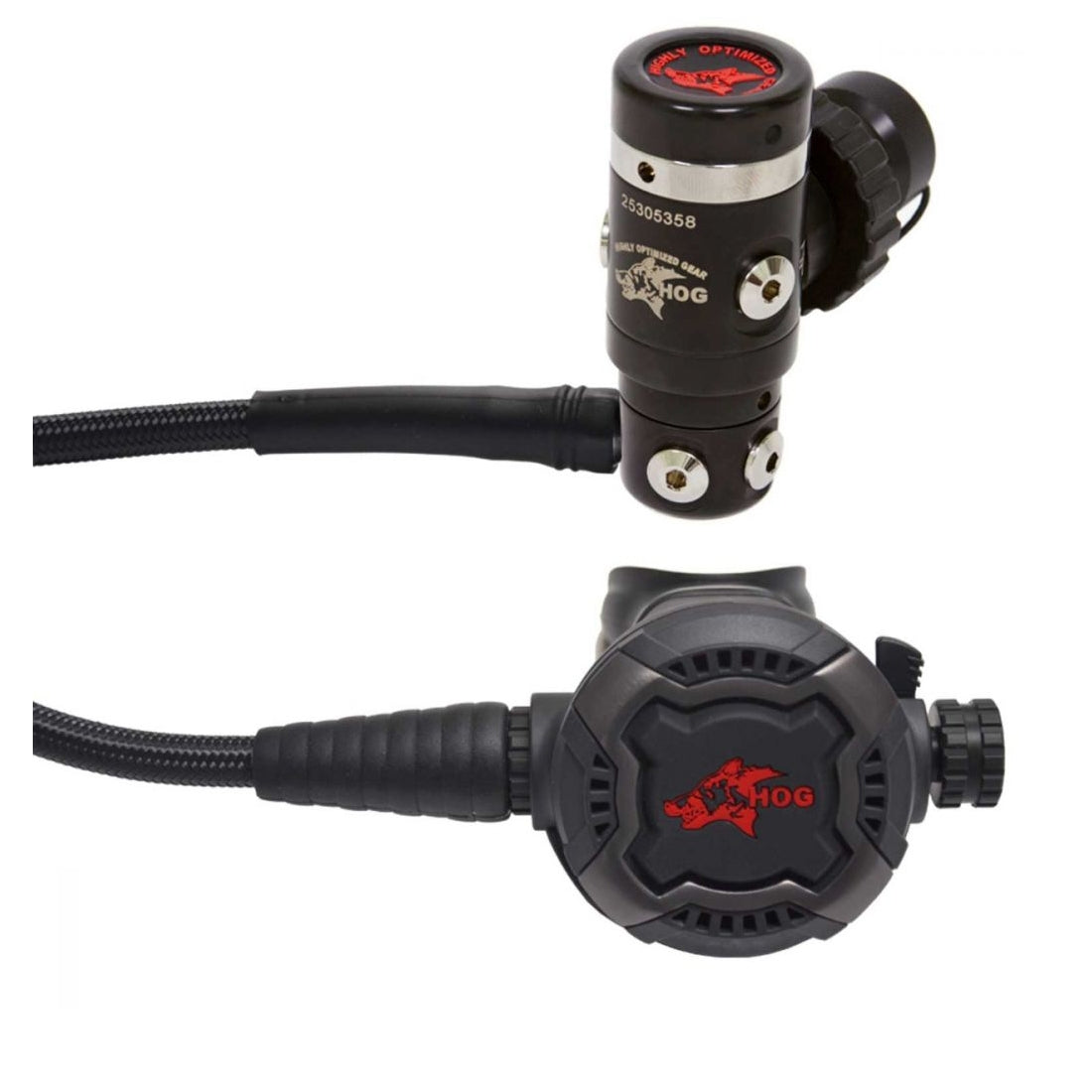 Hog D3 Env w-Zenith Smoke Scuba Diving Regulator Set