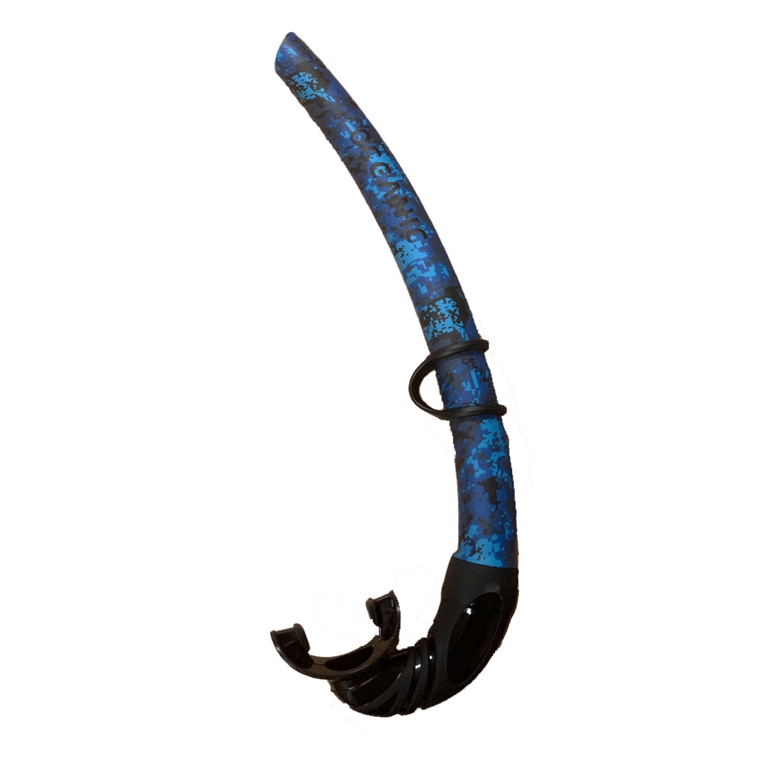 Oceanic Predator Blue Camo Free Diving Open Water Snorkel