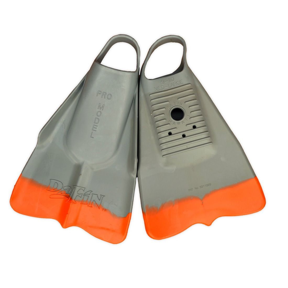 Dafin GRAY/ORANGE Swim Fins Bodysurfing, Snorkeling fins