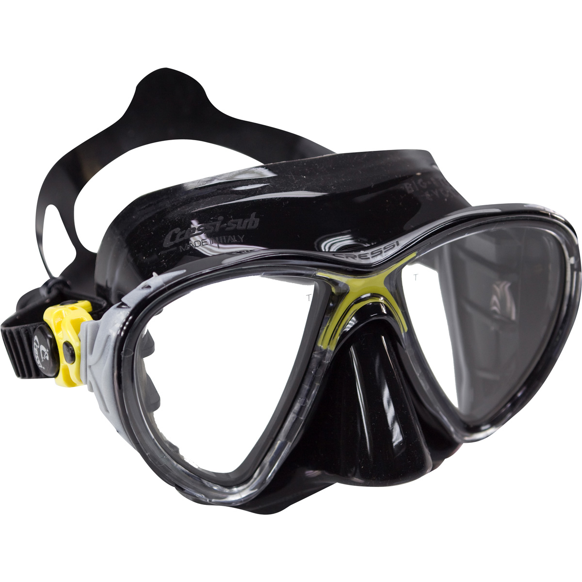 Cressi Sub Big Eyes Evolution 2 Lens Scuba Diving Silicone Mask Made in Italy