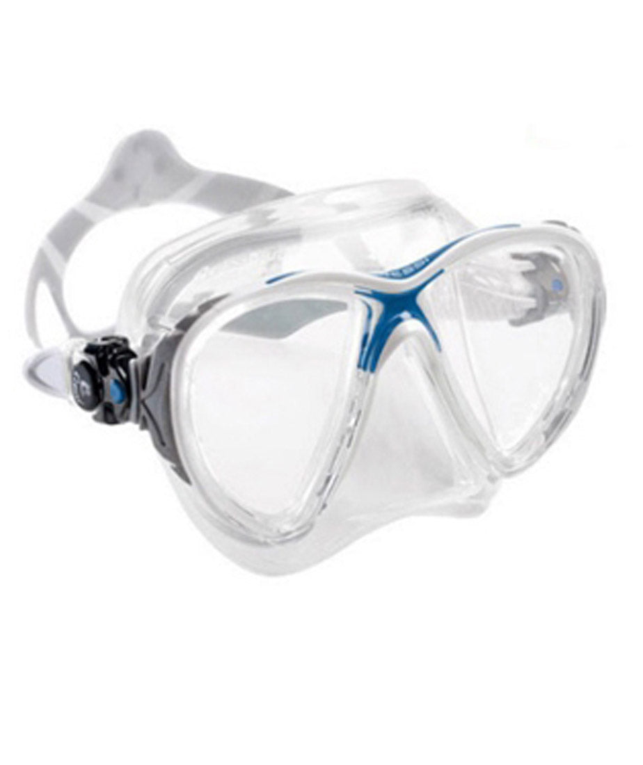 Cressi Sub Big Eyes Evolution CRYSTAL Silicone 2 Lens Scuba Diving Mask Made in Italy