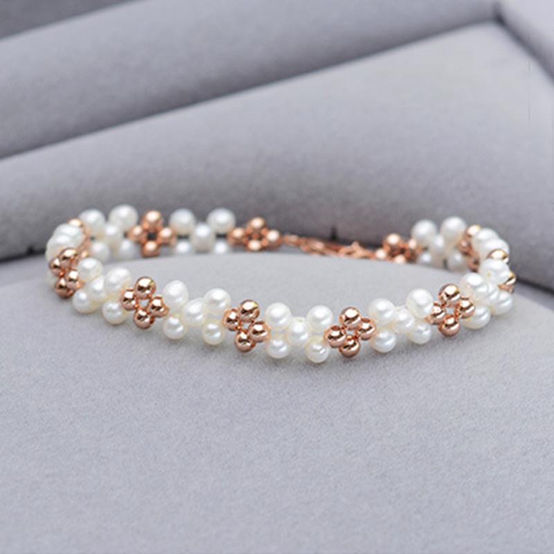 Baroque Freshwater Pearl Snow Bracelets Handmade Jewelry