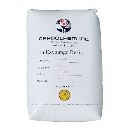 CarbonChem (IONPLUS CA-12) Water Softening Resin 10% CrossLink - 1 Cubic Foot Bag