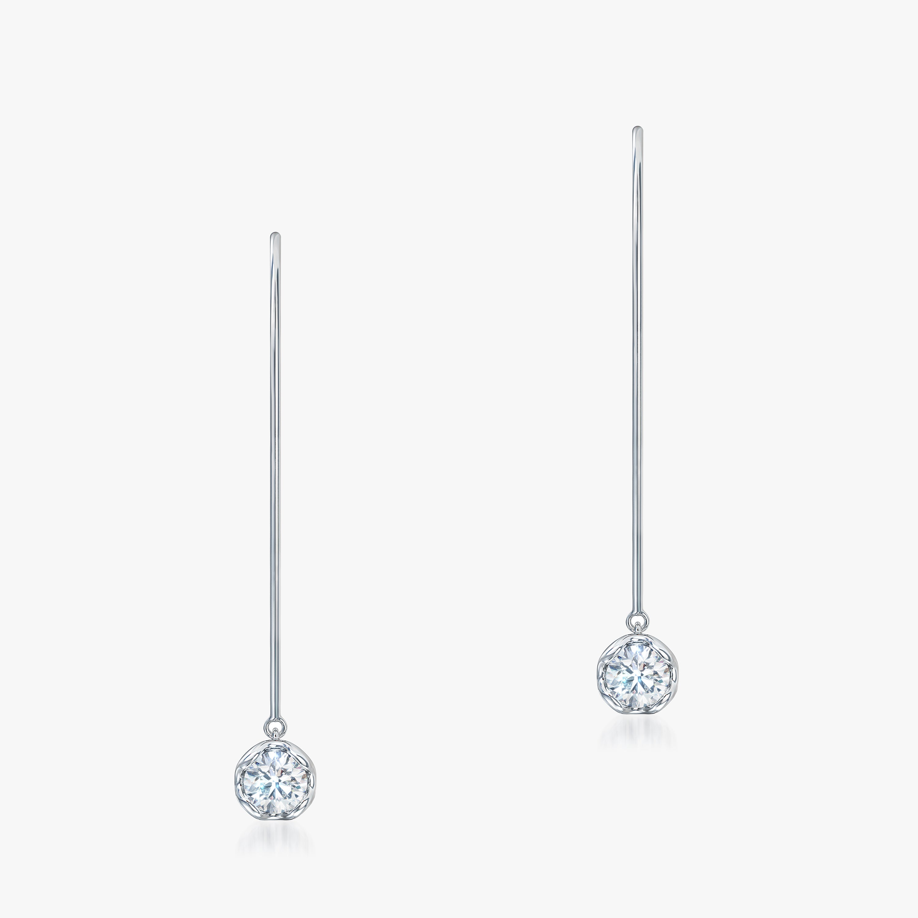 Dangle Diamond Earrings