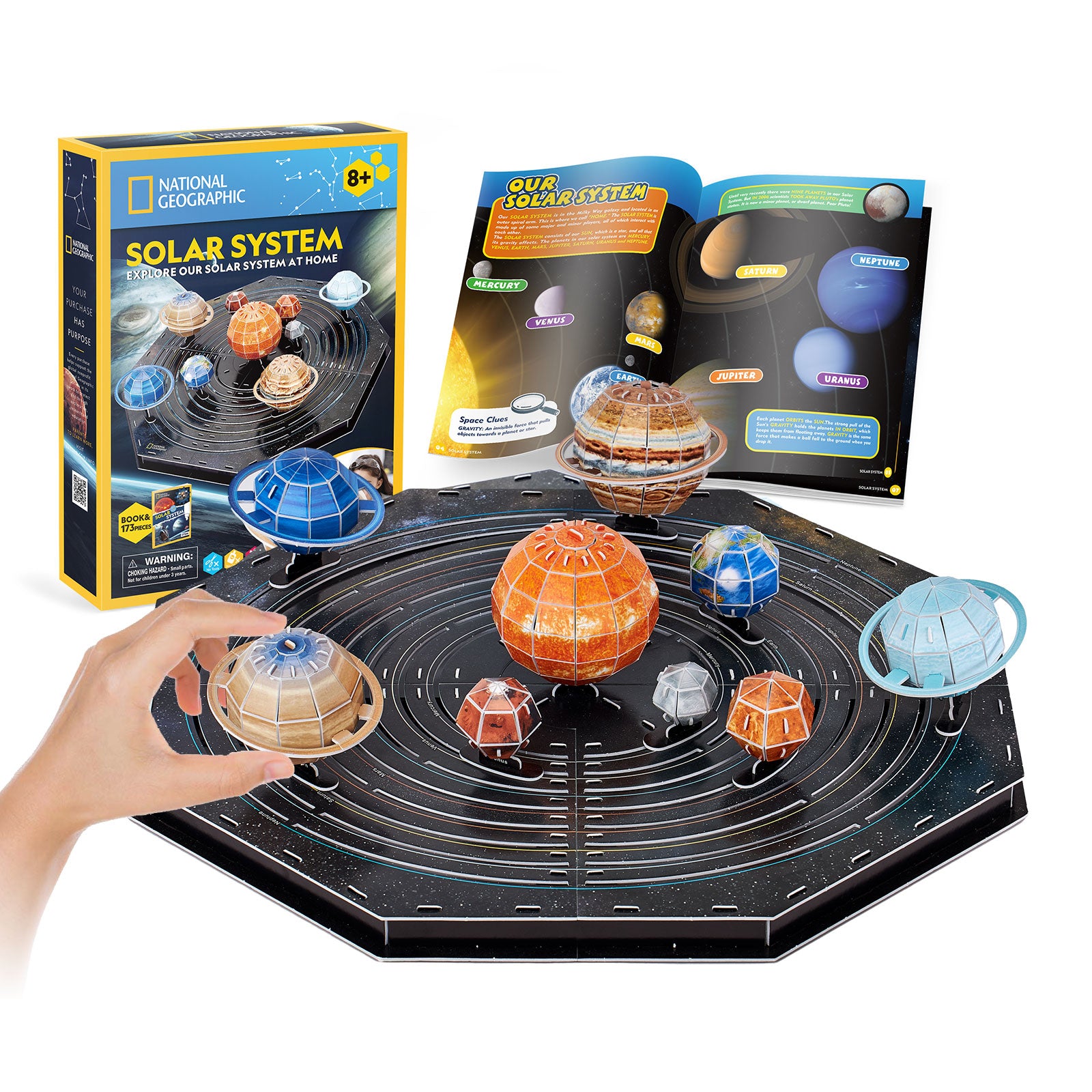 173 Piece 3D Puzzles Solar System Set