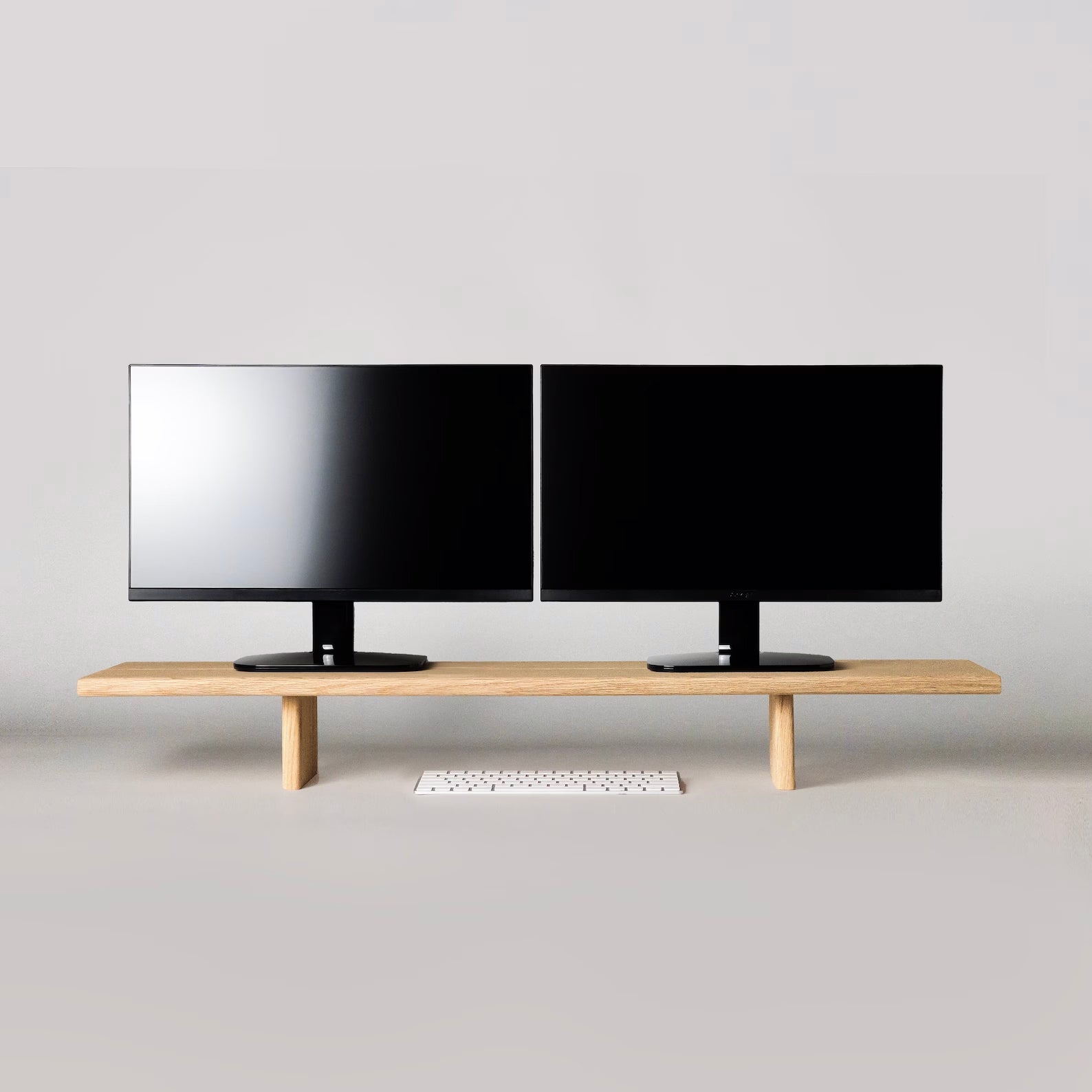 Monitor Stand - Bamboo Desk Shelf