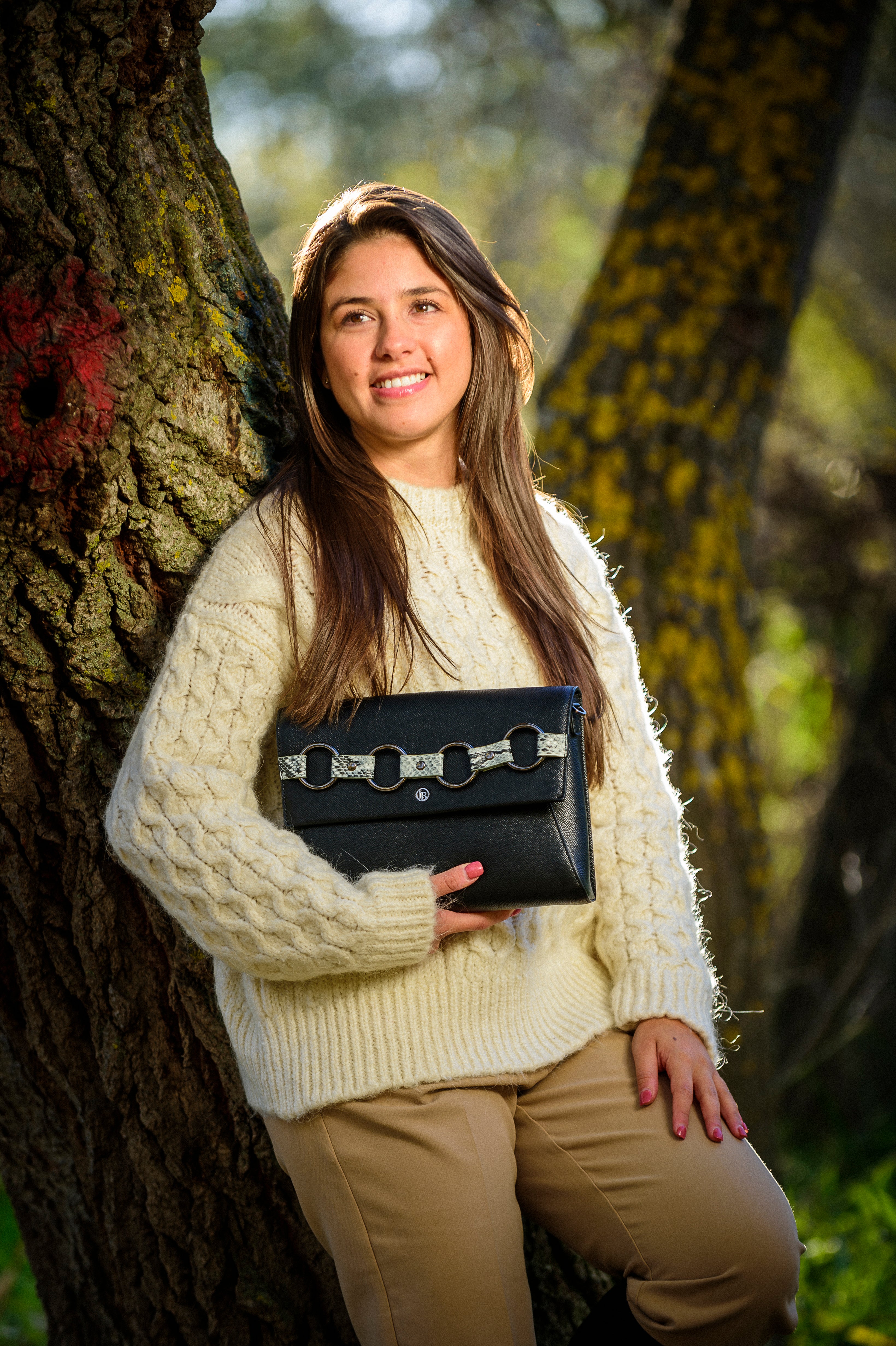 Alder Black Clutch & Cross-Body Bag