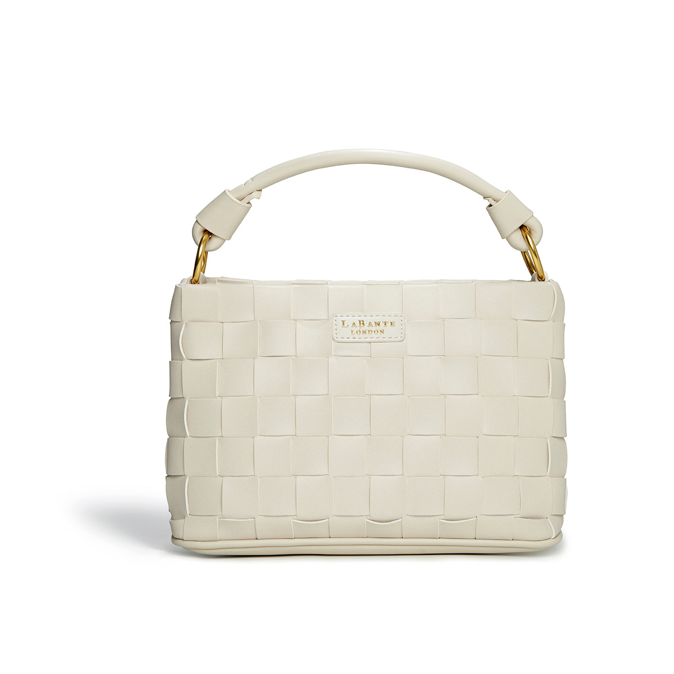 Bella White Vegan Mini Crossbody Bag