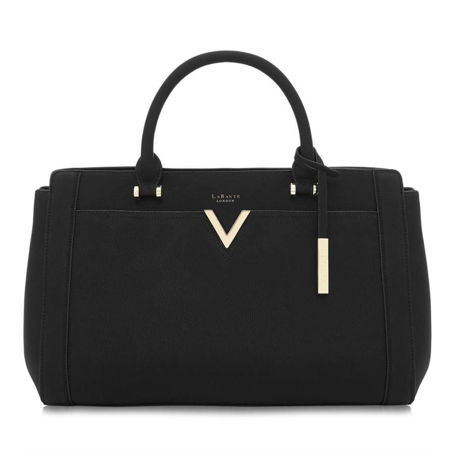 Dawson Black Vegan Laptop Bag