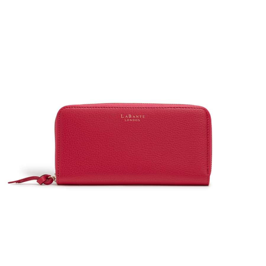 Serene Pink Vegan Zip Around Wallet