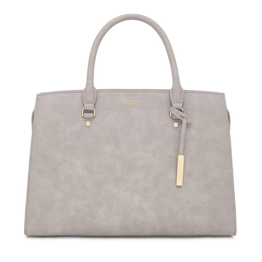 Aricia Grey Vegan Laptop Bag