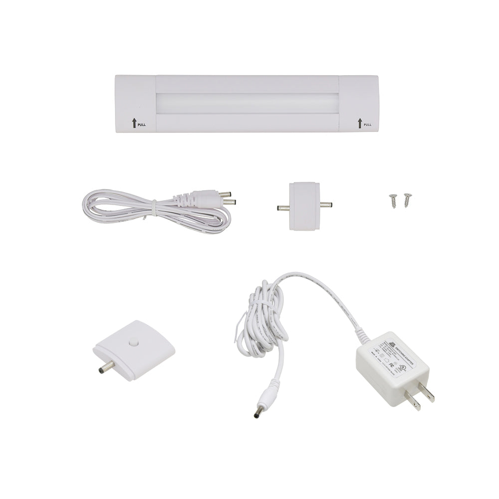 Lilium 6 Inch Cool White Modular LED Under Cabinet Lighting - Basic Kit (1 Panel)