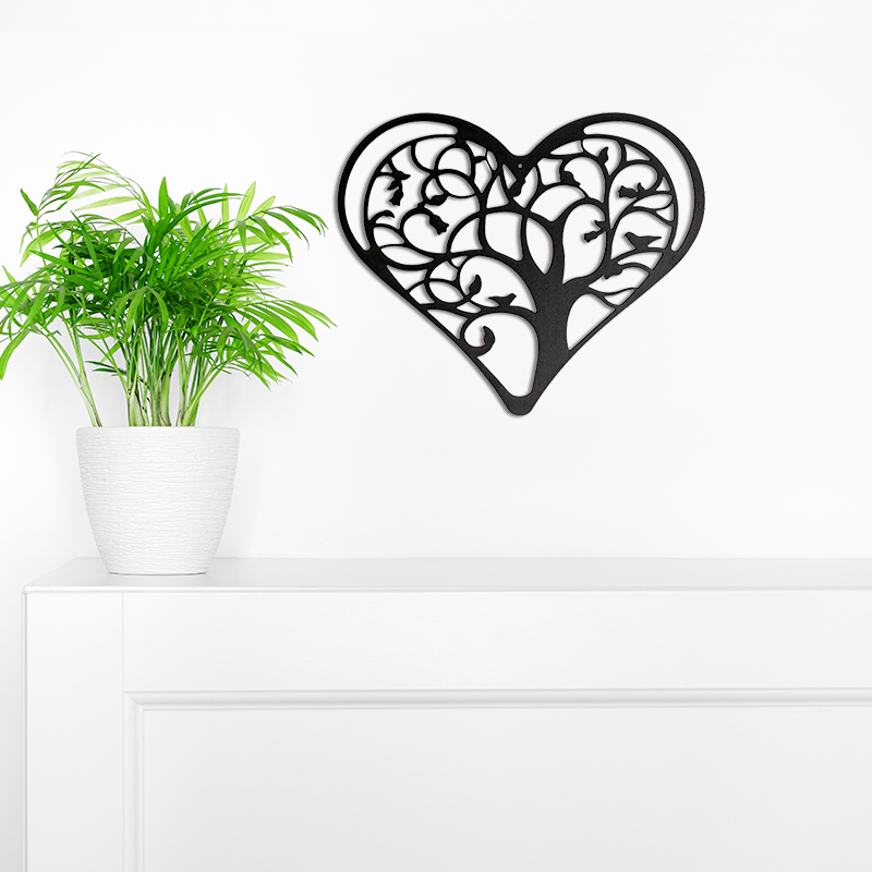 Tree Of Love Metal Monogram