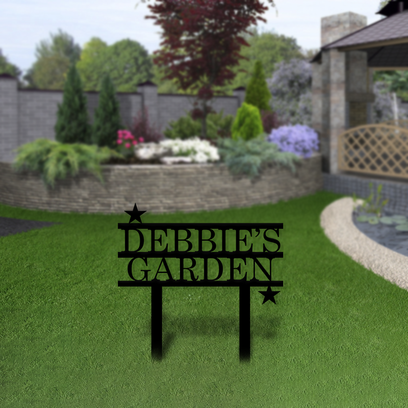 Stars Garden Yard Sign