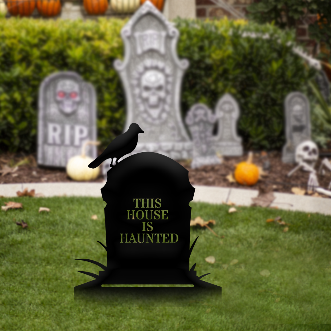 Raven Grave Yard Sign