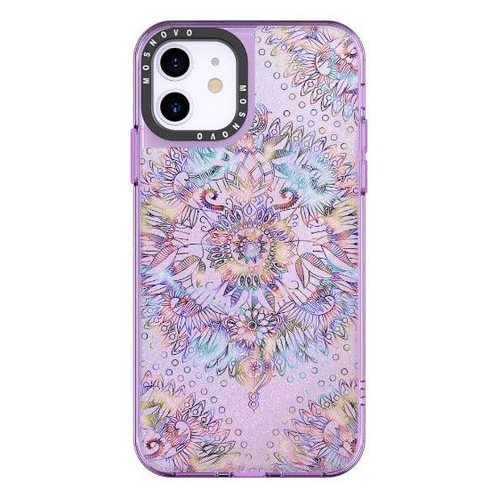 Ombre Mandala Glitter Phone Case - iPhone 11 Case