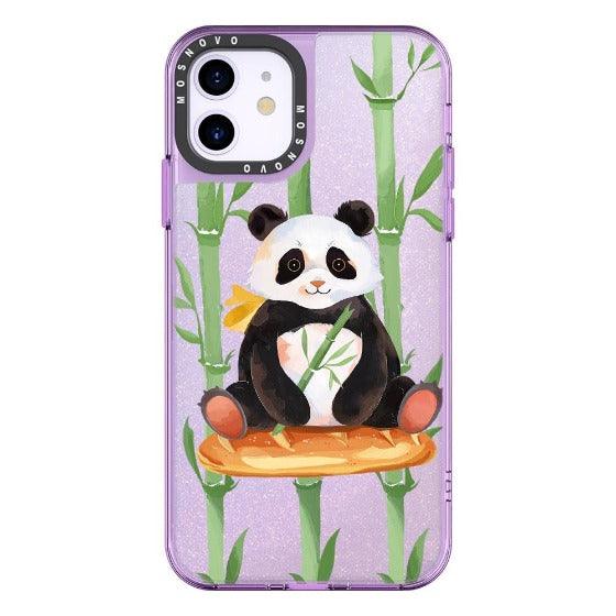 Cute Panda Glitter Phone Case - iPhone 11 Case