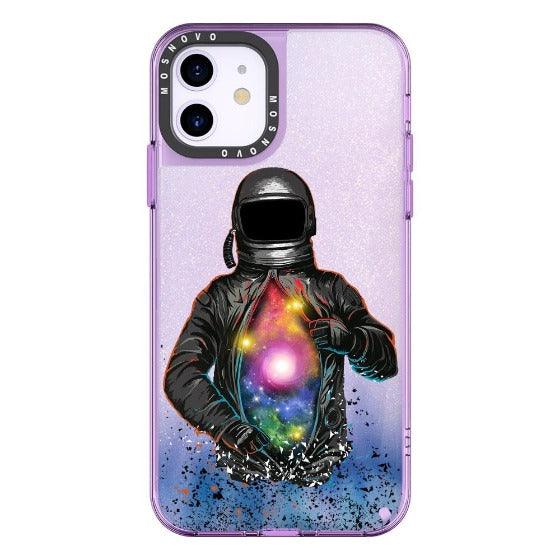 Galaxy Astronaut Glitter Phone Case - iPhone 11 Case