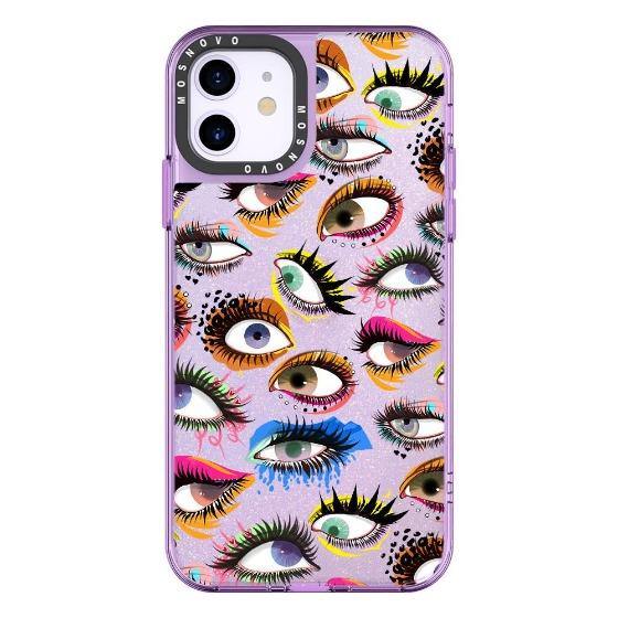 Eyes Glitter Phone Case - iPhone 11 Case