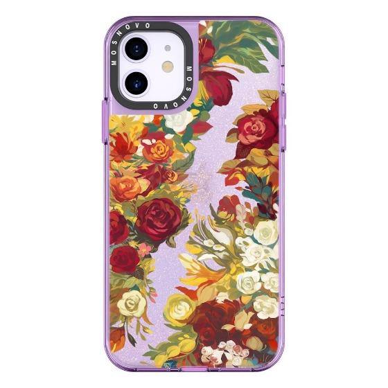 Rose Bush Glitter - iPhone 11 Case