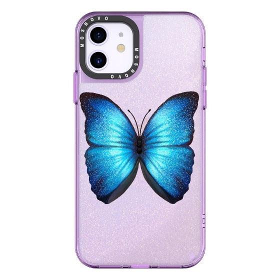 Shimmering Butterfly Glitter Phone Case - iPhone 11 Case