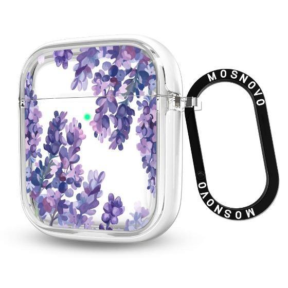 Lavender Floral flower AirPods 1/2 Case