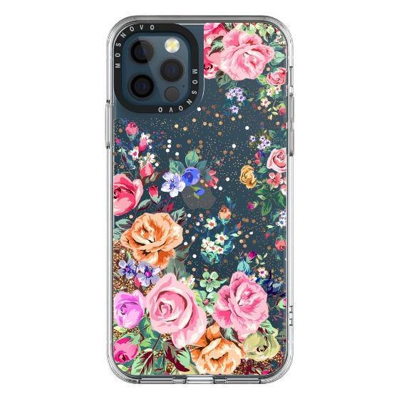 Rose Garden Glitter Phone Case - iPhone 12 Pro Max Case