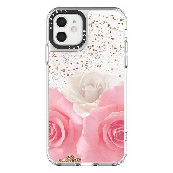 Roses Glitter Phone Case - iPhone 12 Mini Case