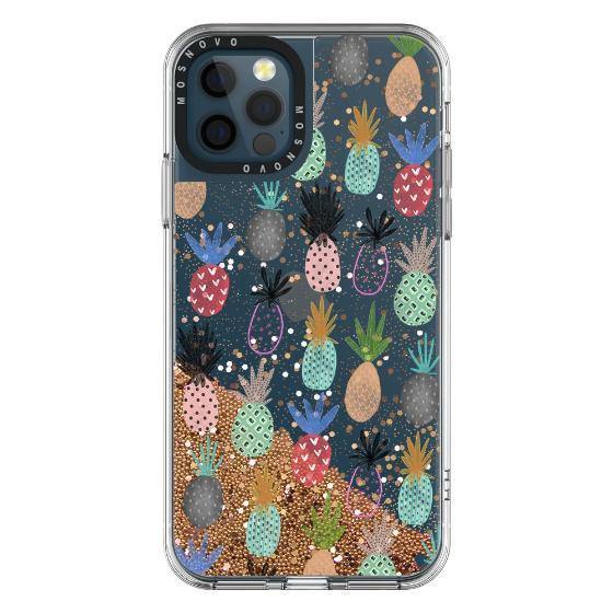 Cute Pineapple Glitter Phone Case - iPhone 12 Pro Max Case