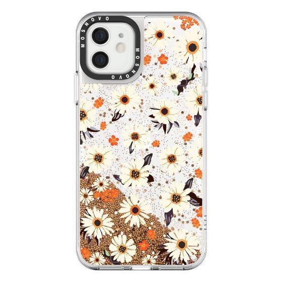 Spring Daisy Glitter Phone Case - iPhone 12 Mini Case