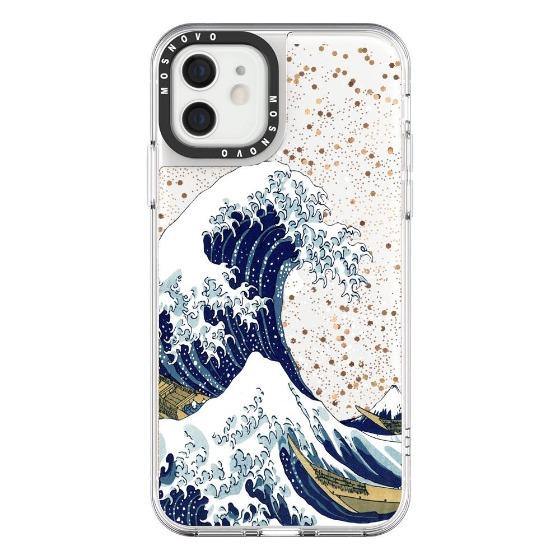 Tokyo Wave Glitter Phone Case - iPhone 12 Case