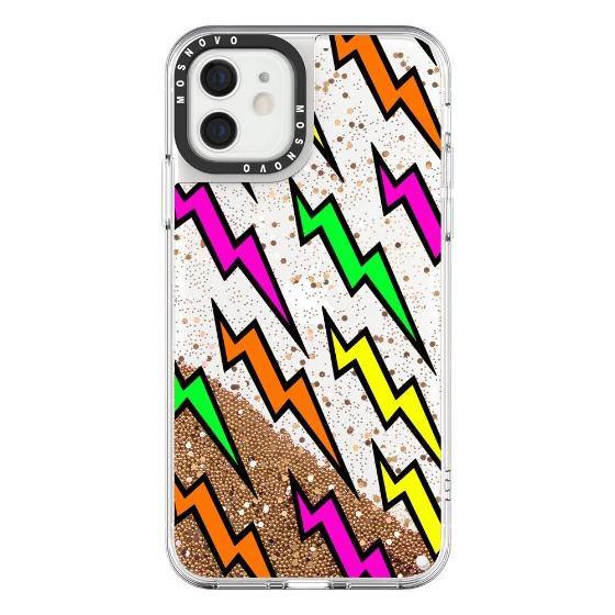 Lightning Bolt Glitter Phone Case - iPhone 12 Case