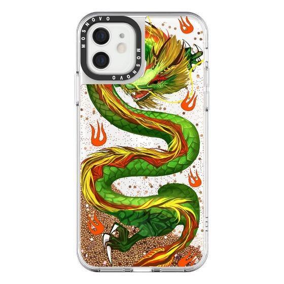 Dragon Glitter Phone Case - iPhone 12 Case