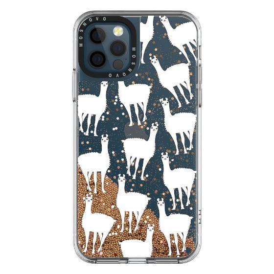 Llama Glitter Phone Case - iPhone 12 Pro Max Case