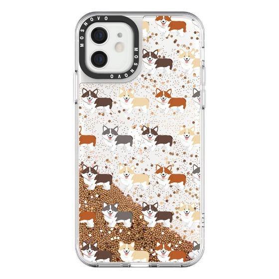 Cute Corgi Glitter Phone Case - iPhone 12 Mini Case