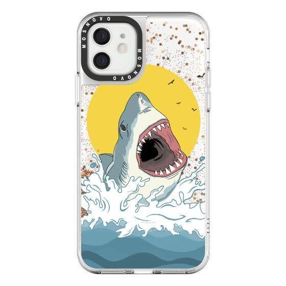 Shark Glitter Phone Case - iPhone 12 Case